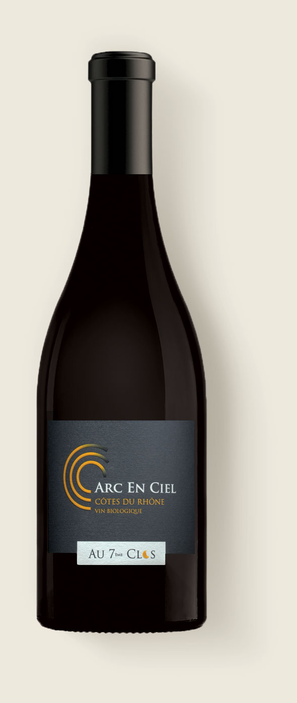 Arc-en-Ciel, vin Bio AOC Côtes-du-Rhône.